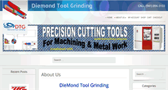 Desktop Screenshot of diemondtoolgrinding.com